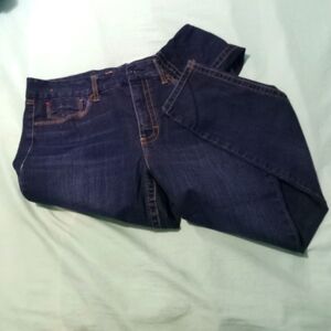 💙 NWOT Womens Sean Womens Dark Wash High Rise Skinny Jeans Size 14 Denim Casual